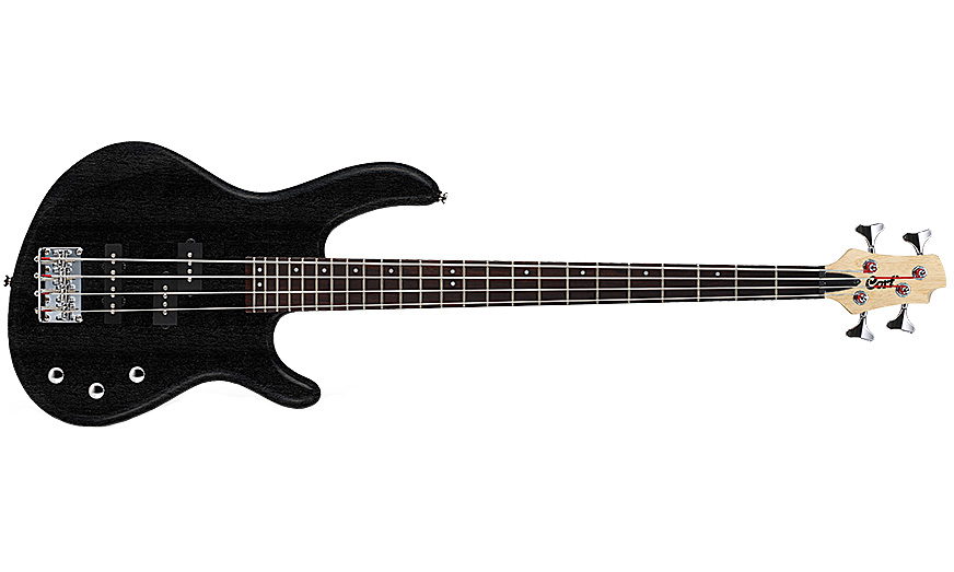 Cort Action Pj Opb - Open Pore Black - Solidbody E-bass - Variation 1