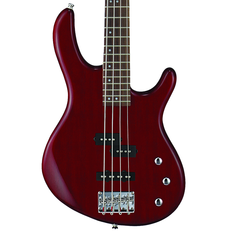 Cort Action Pj Opbc - Open Pore Black Cherry - Solidbody E-bass - Variation 2