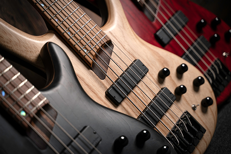 Cort B4 Element Artisan Active Bartolini Mn - Open Pore Natural - Solidbody E-bass - Variation 1