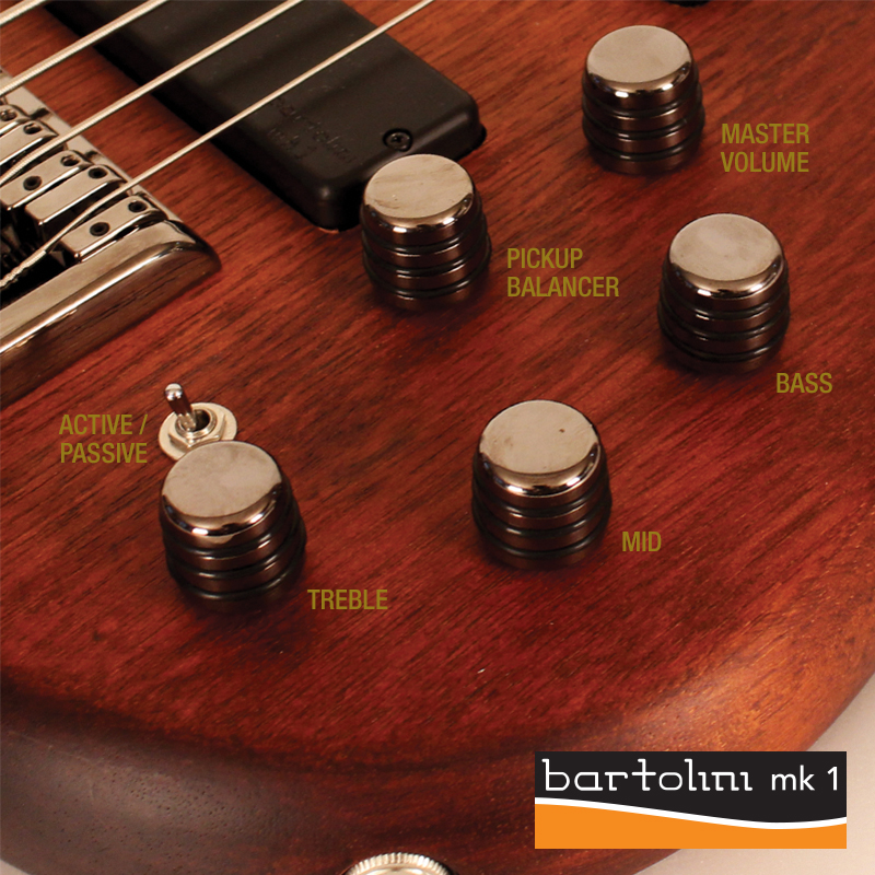 Cort B4 Plus Mh Opm Artisan Active Bartonini Rw - Open Pore Mahogany - Solidbody E-bass - Variation 2