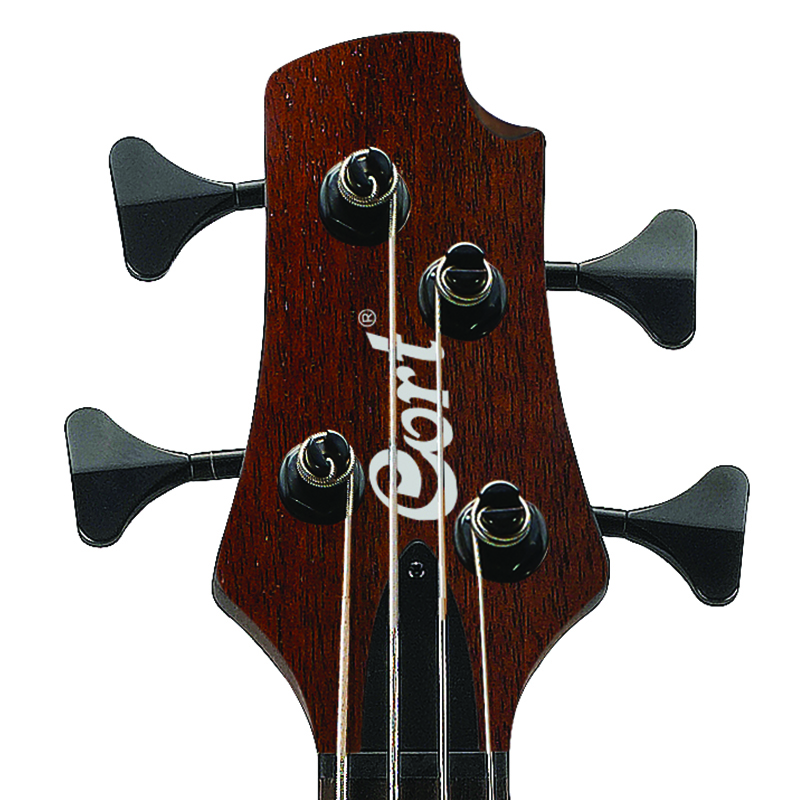 Cort B4 Plus Mh Opm Artisan Active Bartonini Rw - Open Pore Mahogany - Solidbody E-bass - Variation 3