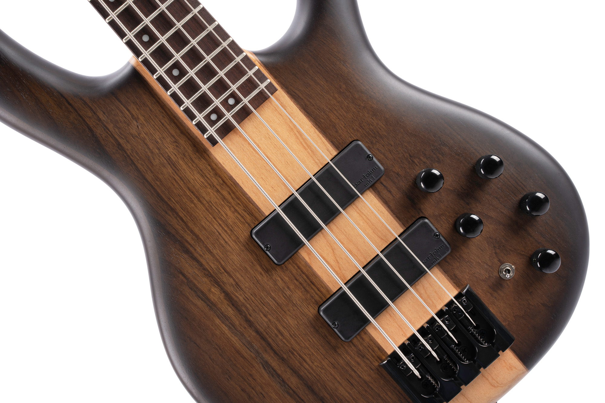 Cort C4 Plus Ovmh Artisan - Antique Brown Burst - Solidbody E-bass - Variation 2