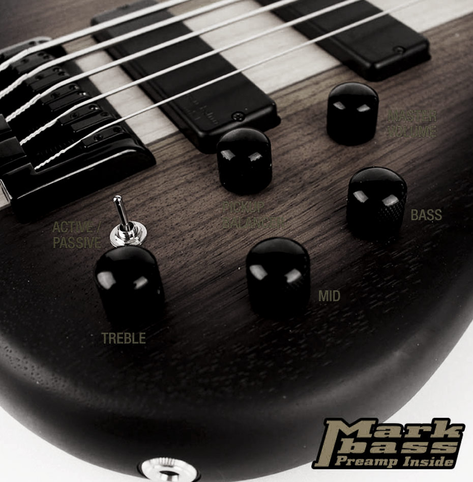 Cort C4 Plus Zbmh Tbb - Transparent Black Burst - Solidbody E-bass - Variation 1