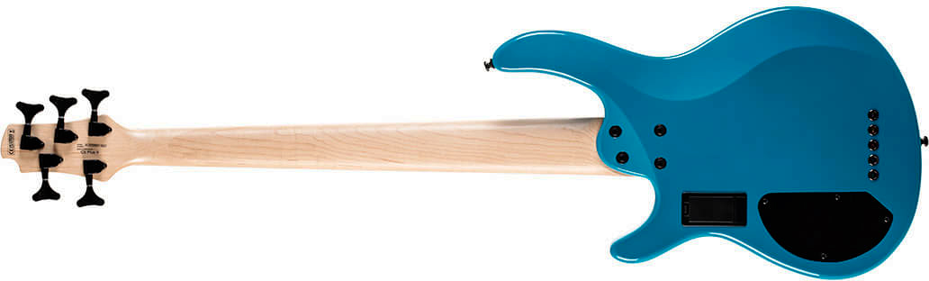 Cort C5 Deluxe Artisan 5c Active Bartolini Jat - Candy Blue - Solidbody E-bass - Variation 1