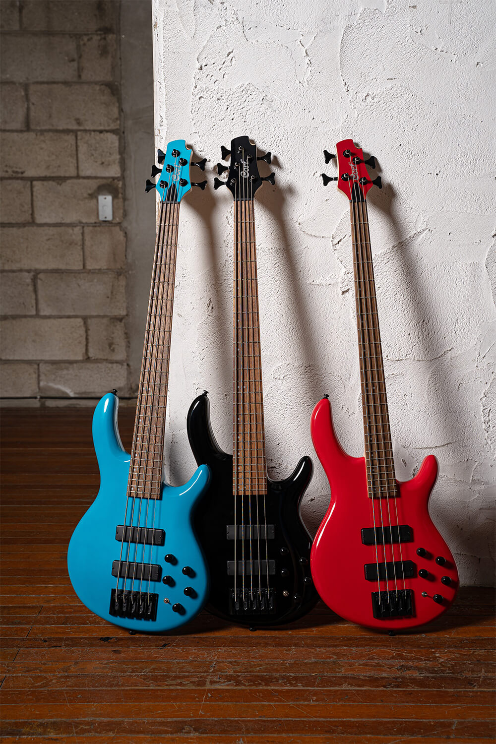 Cort C5 Deluxe Artisan 5c Active Bartolini Jat - Candy Blue - Solidbody E-bass - Variation 2
