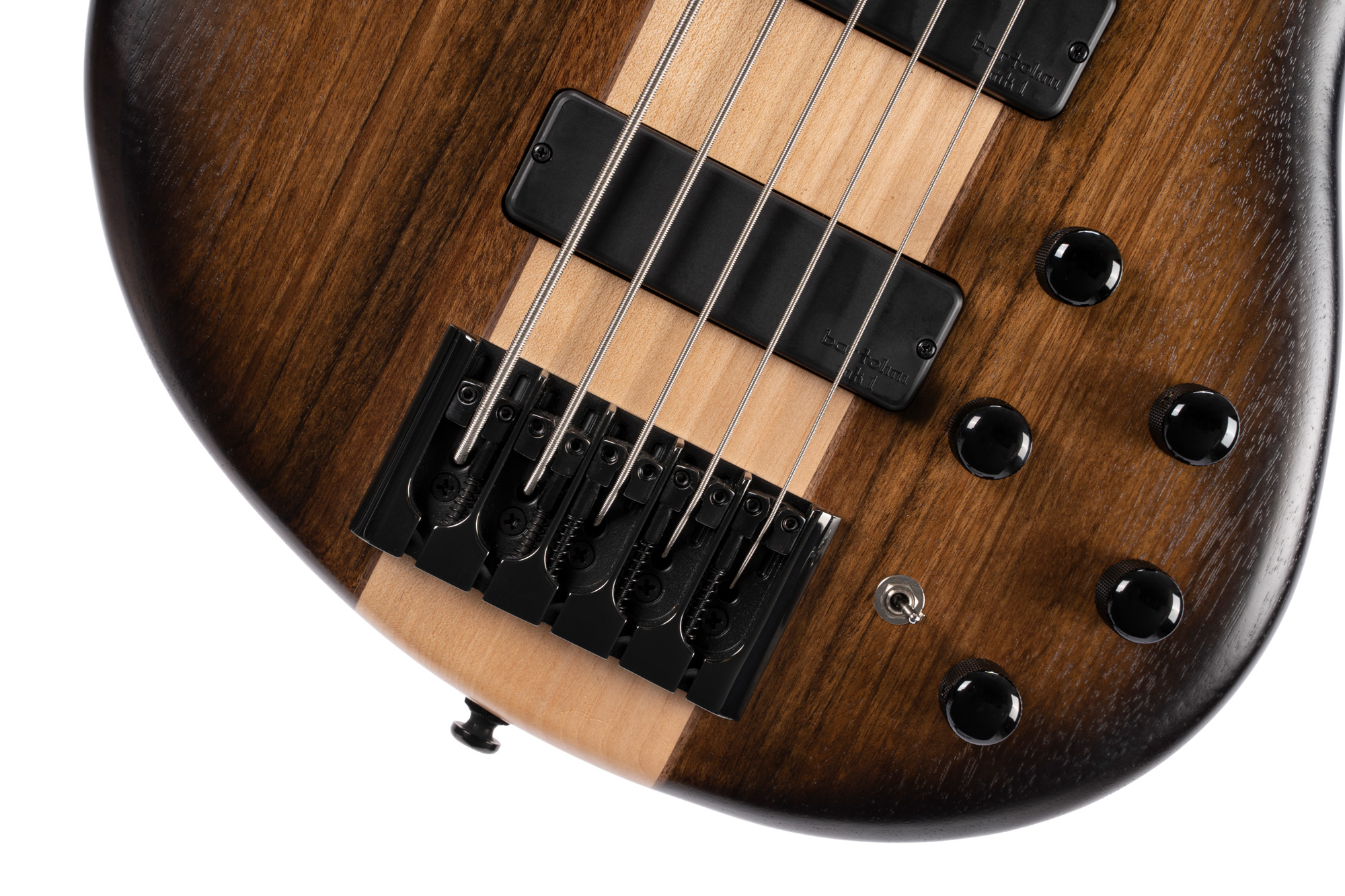 Cort C5 Plus Artisan C Ovmh Hh Ja - Antique Brown Burst - Solidbody E-bass - Variation 6