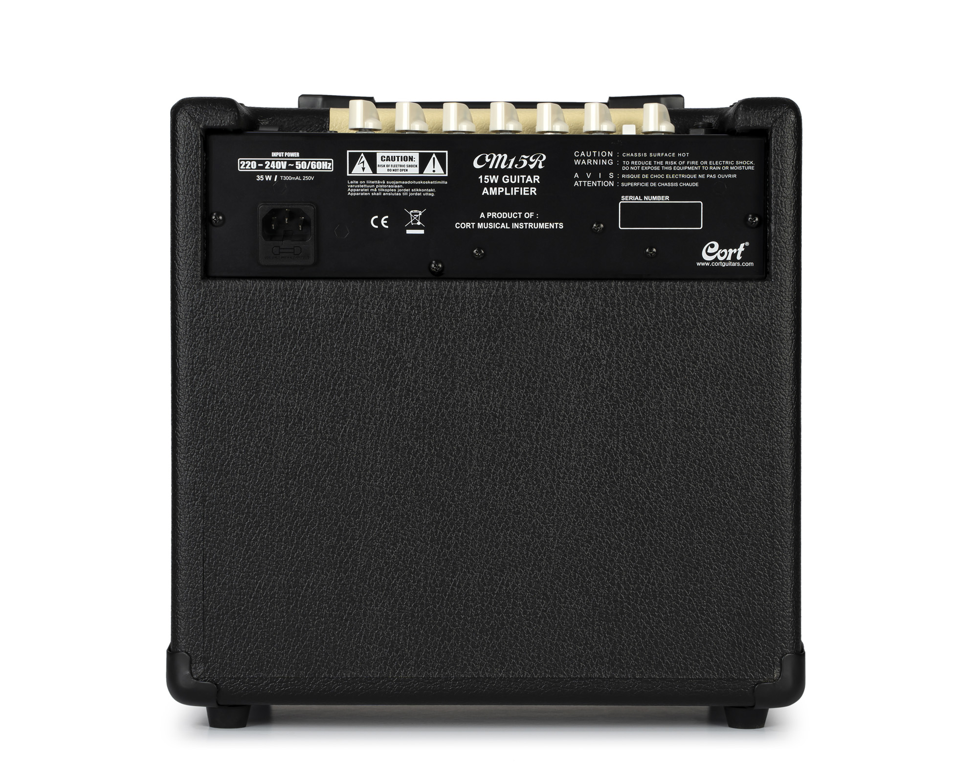 Cort Cm15rbk 15w Reverb Noir 1x8 - Combo für E-Gitarre - Variation 1