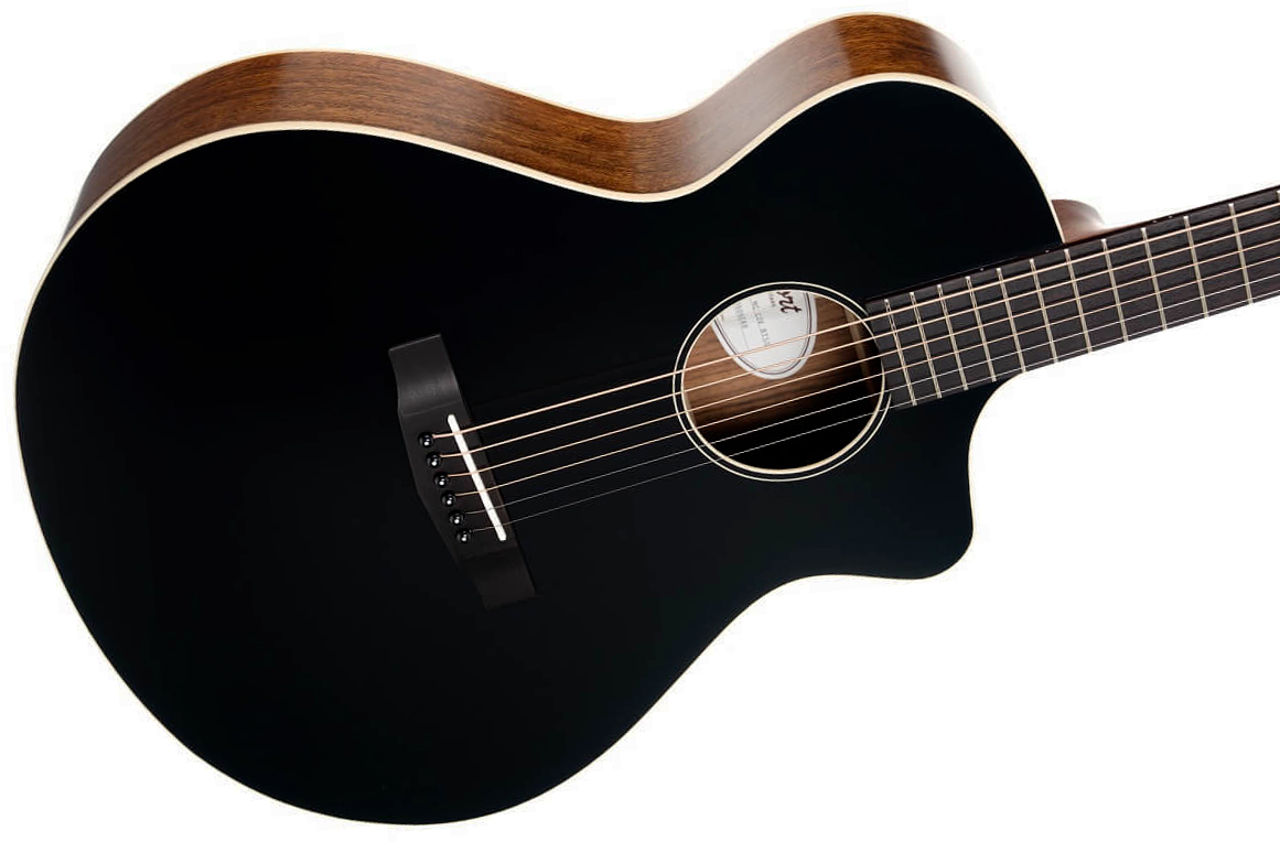 Cort Core-mc Ovangkol Concert Cw Cedre Ovangkol Rw - Black - Folk-Gitarre - Variation 2