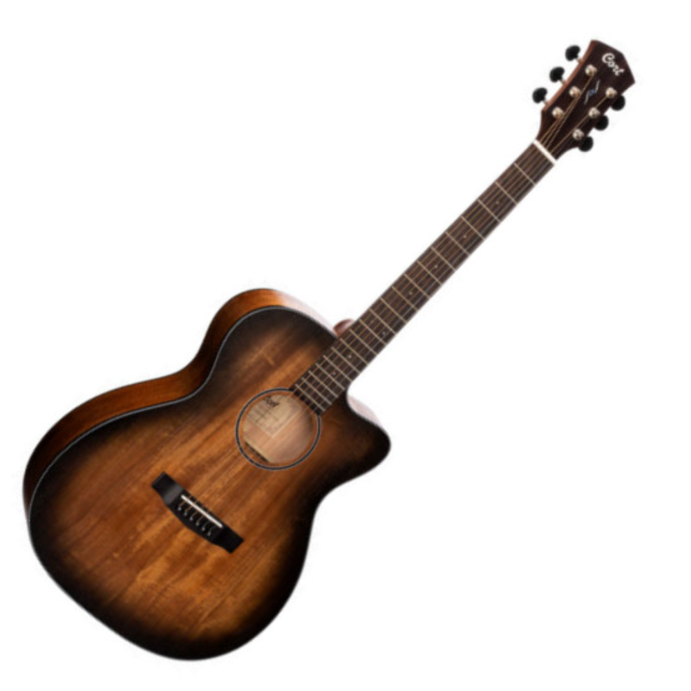 Cort Core-oc Electro Acajou Ov - Black Burst - Folk-Gitarre - Variation 4