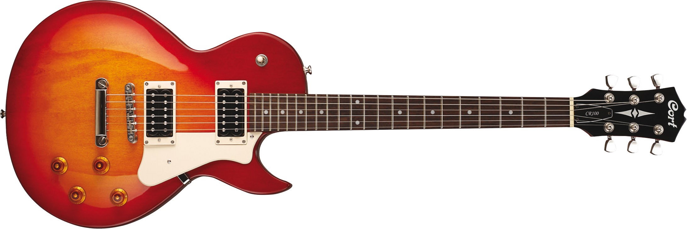 Cort Cr100 Crs Classic Rock Hh Ht - Cherry Red Sunburst - Single-Cut-E-Gitarre - Variation 1