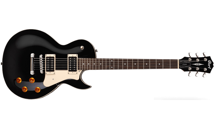 Cort Cr100 Bk Classic Rock Hh Ht - Black - Single-Cut-E-Gitarre - Variation 1