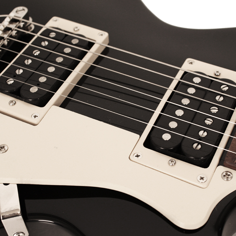Cort Cr100 Bk Classic Rock Hh Ht - Black - Single-Cut-E-Gitarre - Variation 3