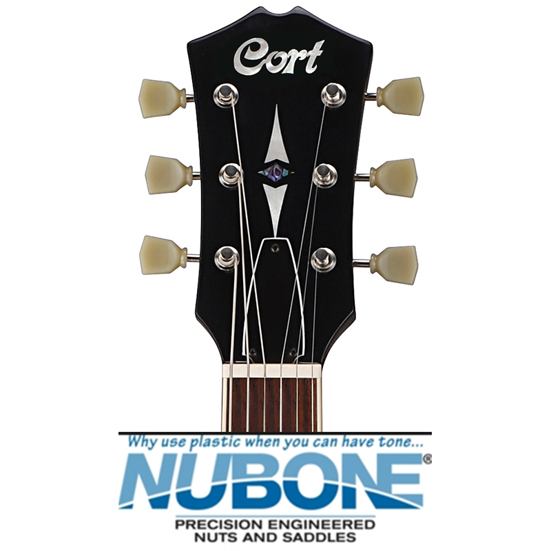 Cort Cr200 Bk Classic Rock Hh Ht - Black - Single-Cut-E-Gitarre - Variation 2