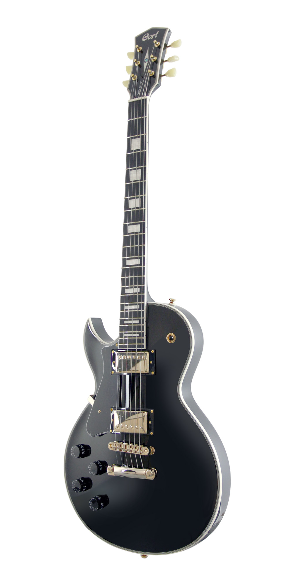 Cort Cr270 Gaucher Ht Hh Mi - Black - Single-Cut-E-Gitarre - Variation 1