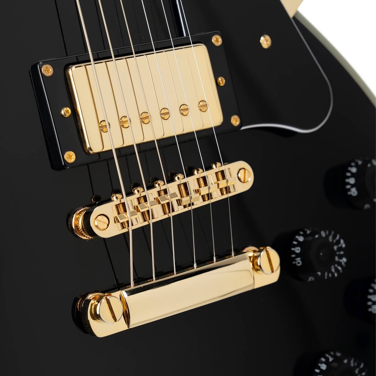 Cort Cr270 Ht Hh Mi - Black - Single-Cut-E-Gitarre - Variation 3