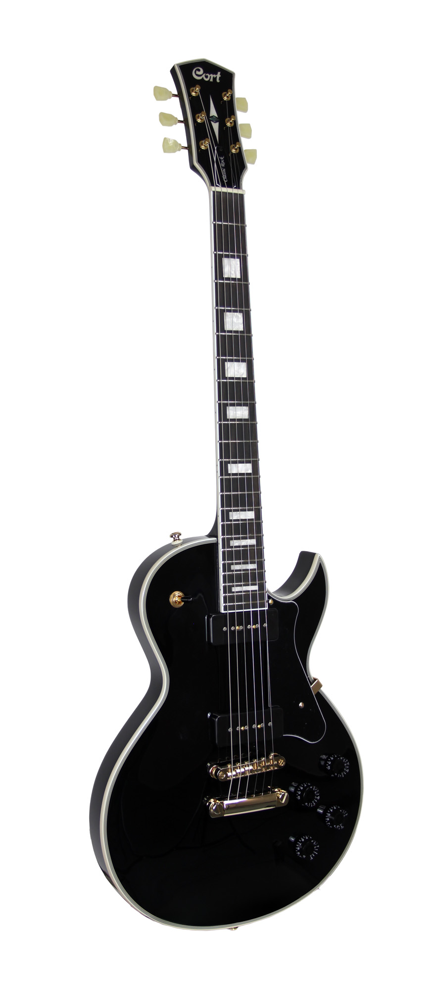 Cort Cr270 Ht P-90 Mi - Black - Single-Cut-E-Gitarre - Variation 3