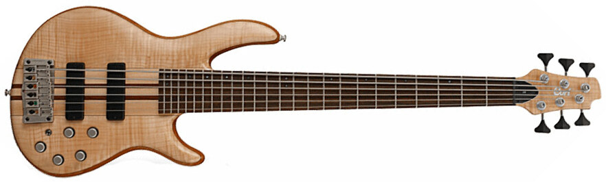 Cort A6 Plus Fmmh Opn - Natural - Solidbody E-bass - Main picture