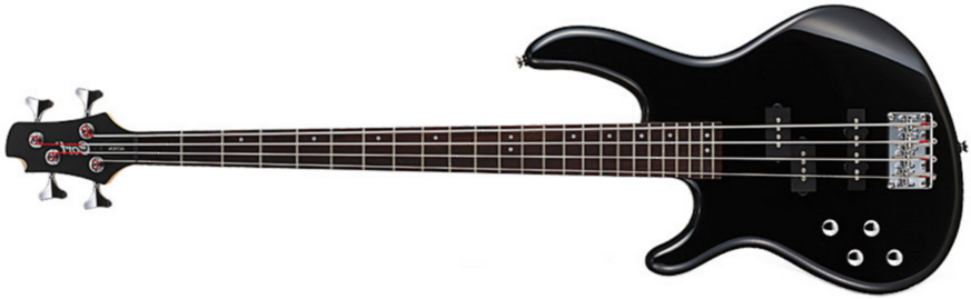 Cort Action Bass Plus Bk Gaucher - Black - Solidbody E-bass - Main picture