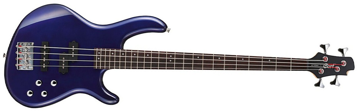 Cort Action Bass Plus Bm - Metallic Blue - Solidbody E-bass - Main picture