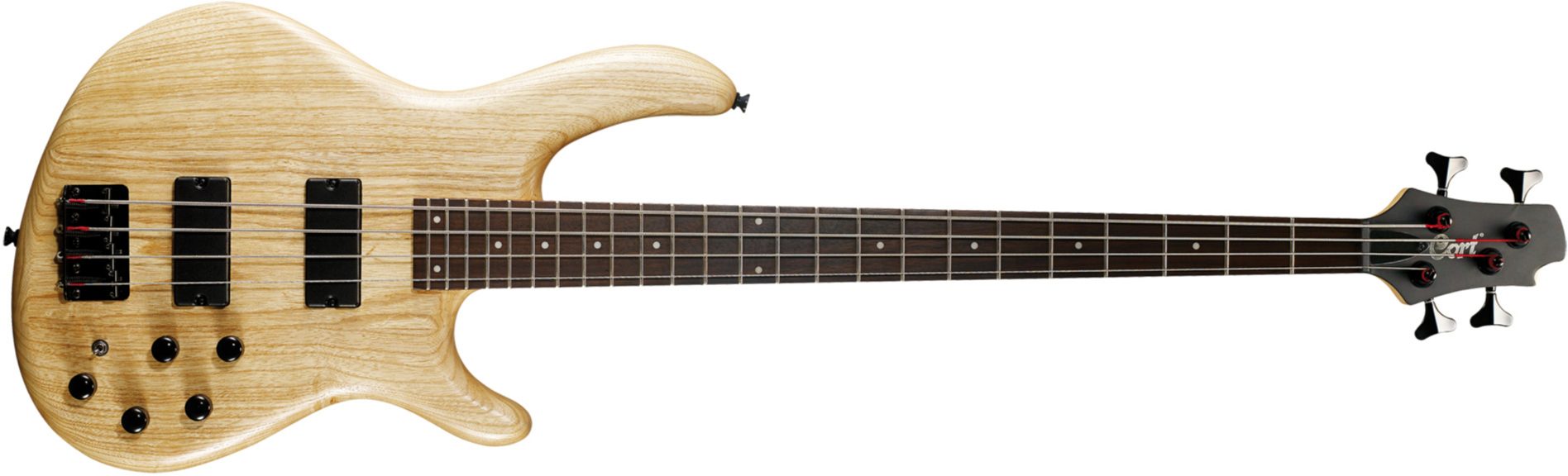 Cort Action Dlx As Opn Ash Rw - Natural Open Pore - Solidbody E-bass - Main picture