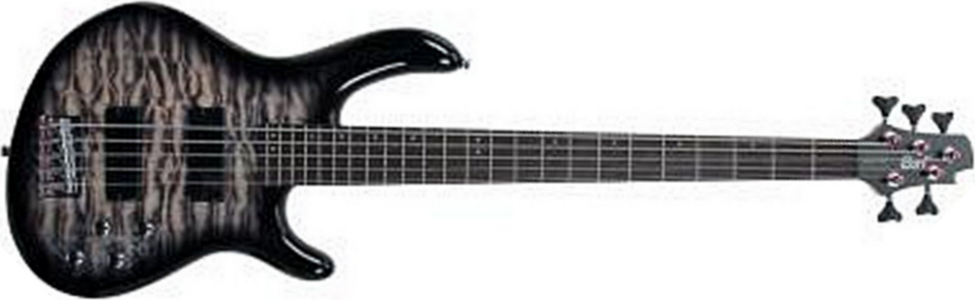 Cort Action Dlx V Plus Fgb 5-cordes Active Rw - Faded Gray Burst - Solidbody E-bass - Main picture