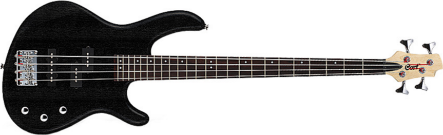 Cort Action Pj Opb - Open Pore Black - Solidbody E-bass - Main picture