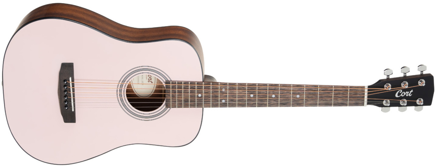 Cort Ad Mini Op Epicea Acajou Mer - Ivory - Folk-Gitarre - Main picture