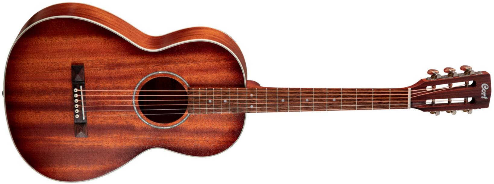 Cort Ap550m Parlor Acajou Mer - Natural - Gitarre 0/00/000 - Main picture