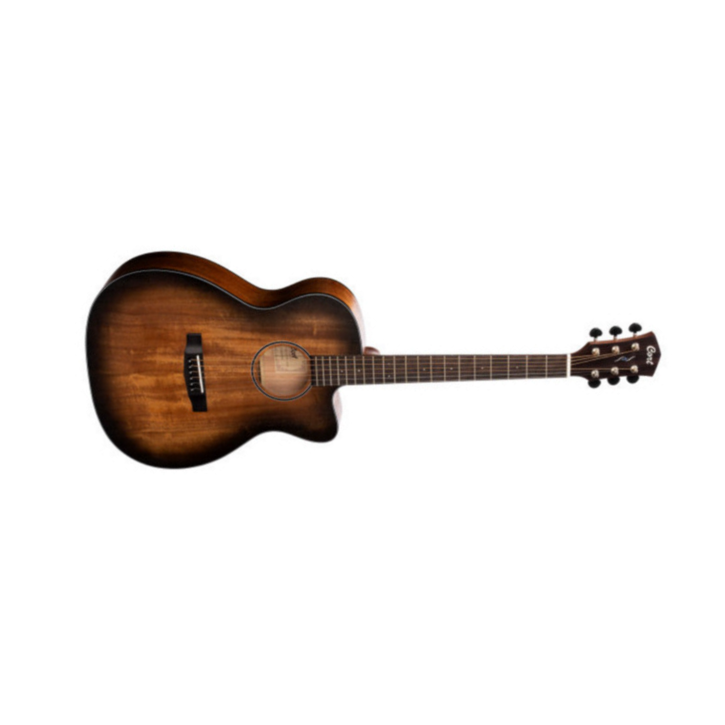 Cort Core-oc Electro Acajou Ov - Black Burst - Folk-Gitarre - Main picture
