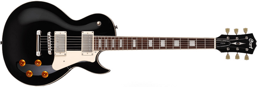 Cort Cr200 Bk Classic Rock Hh Ht - Black - Single-Cut-E-Gitarre - Main picture