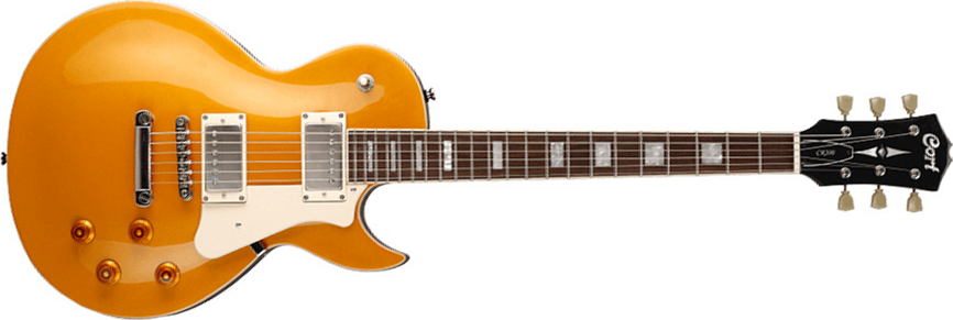 Cort Cr200 Gt Classic Rock - Gold Top - Single-Cut-E-Gitarre - Main picture