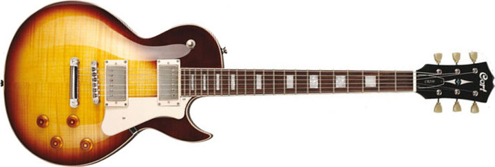 Cort Cr250 Vb Classic Rock Hh Ht Jat - Vintage Burst - Single-Cut-E-Gitarre - Main picture