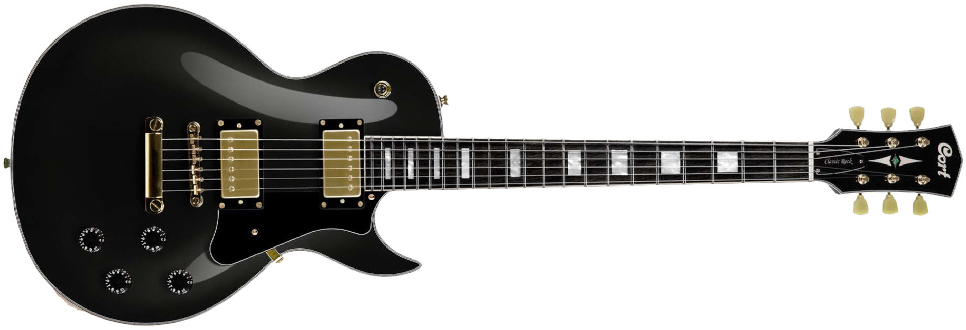 Cort Cr270 Ht Hh Mi - Black - Single-Cut-E-Gitarre - Main picture