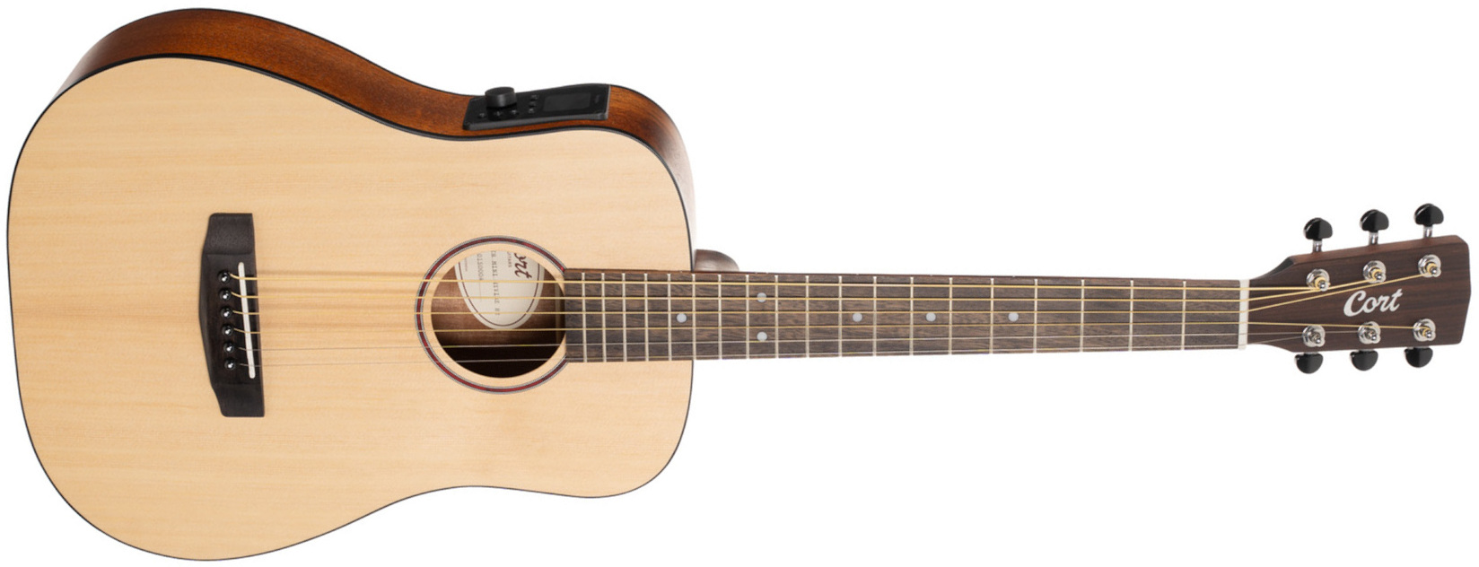 Cort Earth Go Hyvibe Epicea Acajou Lau - Natural - Folk-Gitarre - Main picture