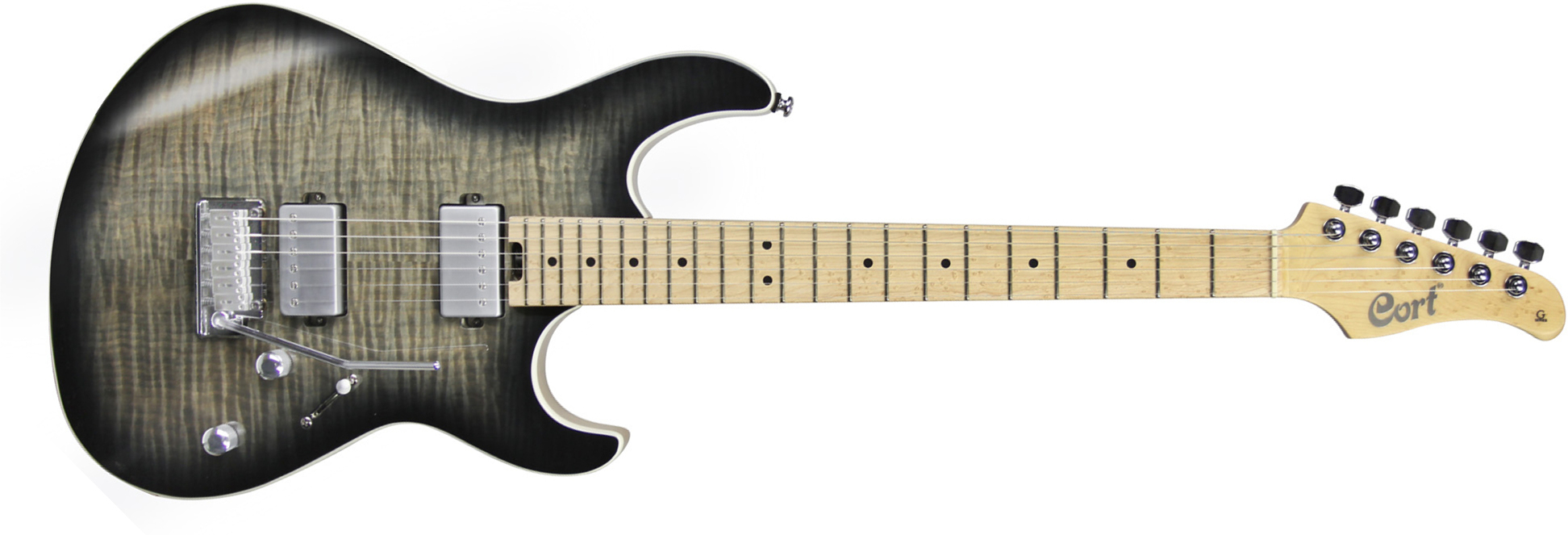 Cort G290 Fat Tbb Hh Trem Mn - Trans Black Burst - E-Gitarre in Str-Form - Main picture