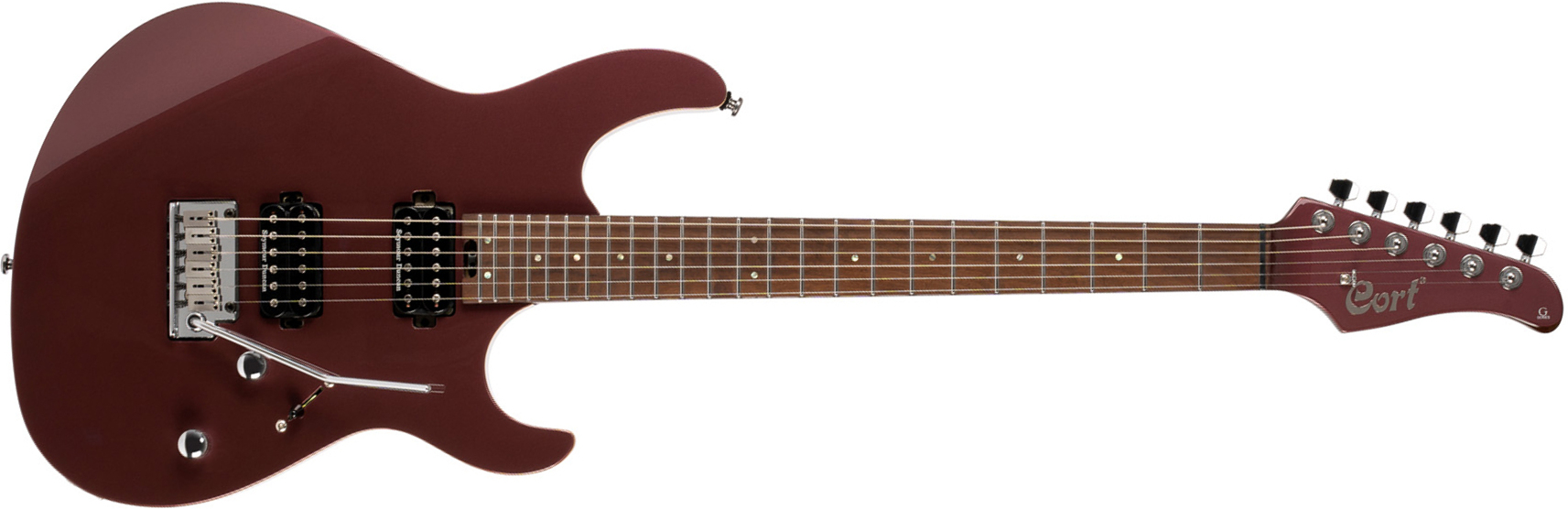 Cort G300 Pro Hh Trem Mn - Vivid Burgundy - E-Gitarre in Str-Form - Main picture