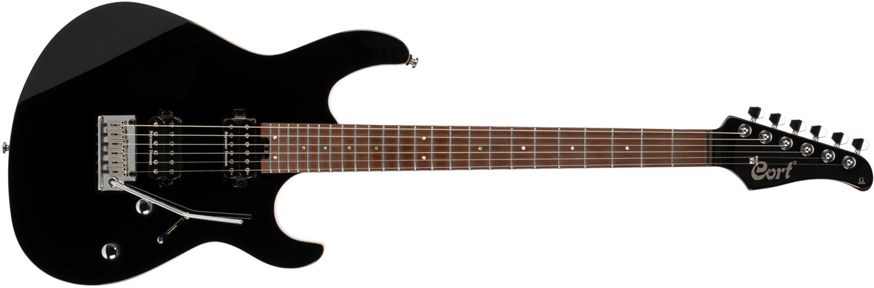 Cort G300 Pro Hh Trem Mn - Black - E-Gitarre in Str-Form - Main picture