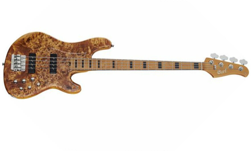 Cort Gb Modern 4 Active Mn - Open Pore Vintage Natural - Solidbody E-bass - Main picture