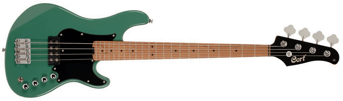 Cort Gb Short Scale Bass Shsc Active Mn - Forest Green - Solidbody E-bass - Main picture