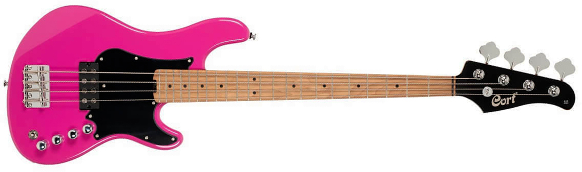 Cort Gb Short Scale Bass Shsc Active Mn - Fandango Purple - Solidbody E-bass - Main picture