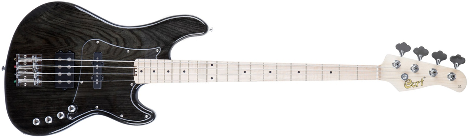 Cort Gb74jh Tbk - Trans Black - Solidbody E-bass - Main picture