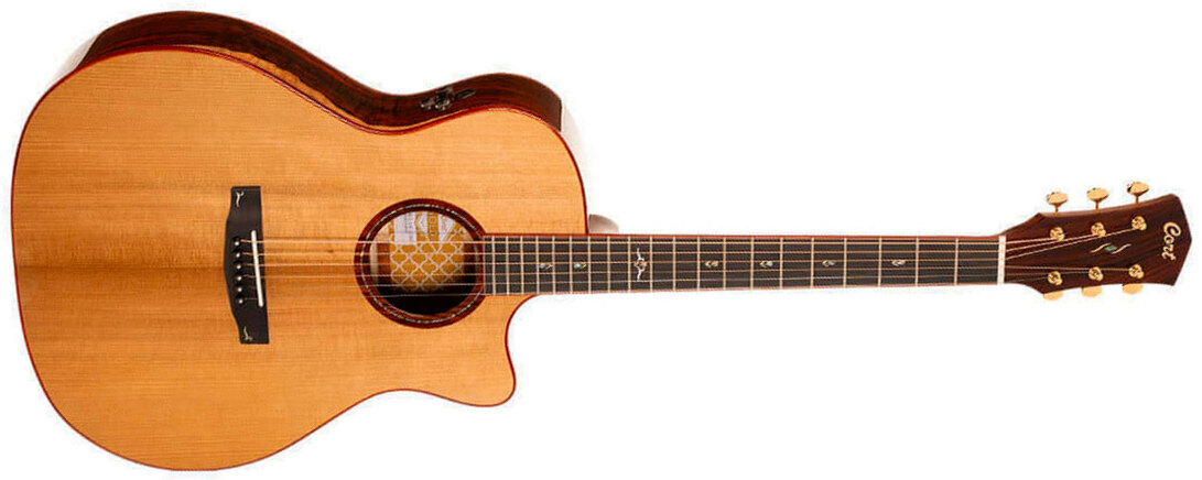 Cort Gold A10 Cocobolo Grand Auditorium Cw Epicea Cocobolo Eb - Natural - Folk-Gitarre - Main picture