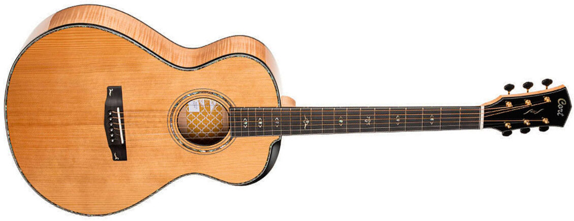 Cort Gold Passion Grand Concert Epicea Erable Eb - Natural - Folk-Gitarre - Main picture