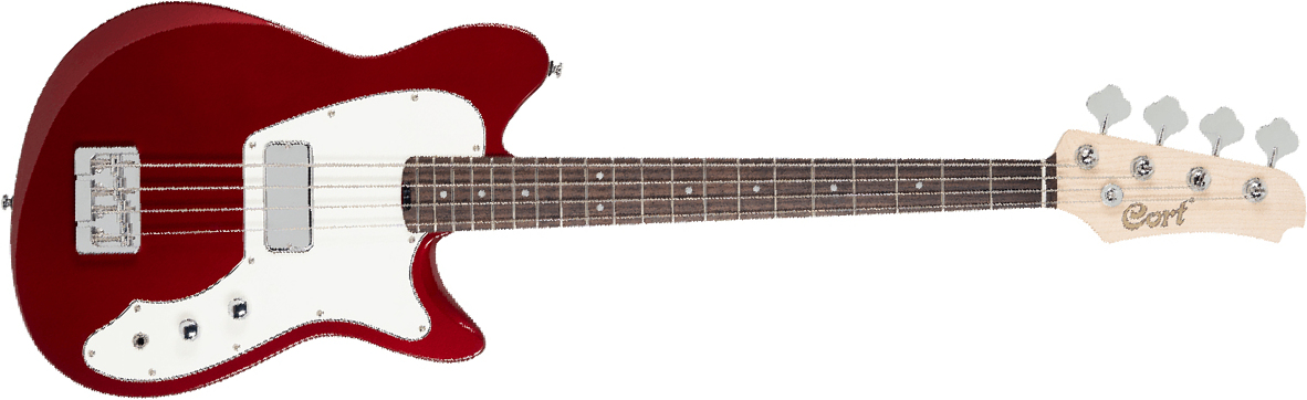 Cort Retro 304 Shsc Rw - Candy Apple Red - E-Reisebass - Main picture