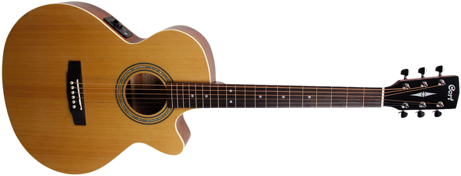 Cort Sfx-me - Natural Open Pore - Elektroakustische Gitarre - Main picture