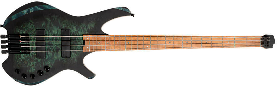 Cort Space 4c Artisan Active Bartolini Mn - Star Dust Green - Solidbody E-bass - Main picture