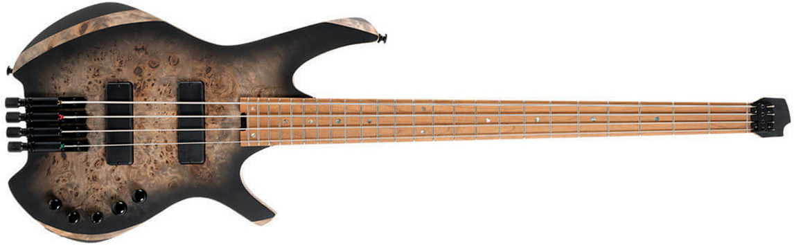 Cort Space 4c Artisan Active Bartolini Mn - Star Dust Black - Solidbody E-bass - Main picture