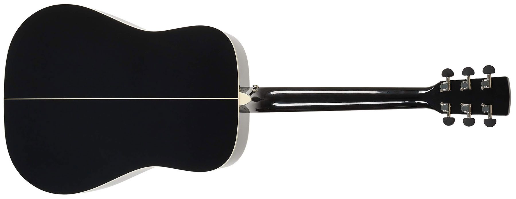Cort Earth 100 Dreadnought Epicea Acajou Ova - Black Glossy - Westerngitarre & electro - Variation 1