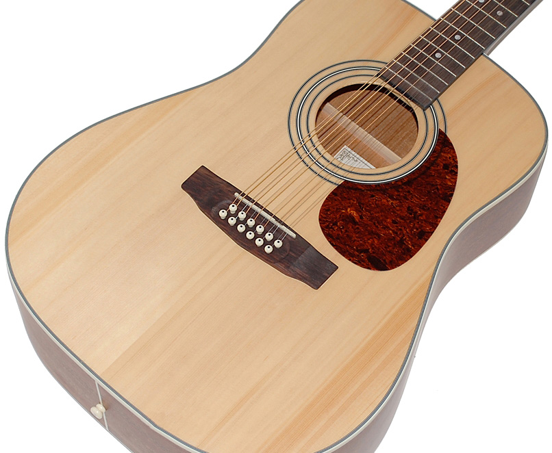 Cort Earth 70-12 Dreadnought 12c Cedre Acajou Ova - Natural Open Pore - Westerngitarre & electro - Variation 1