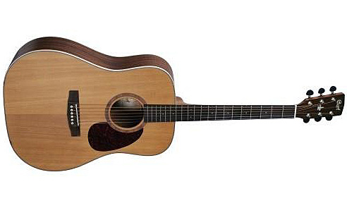 Cort Earth100c Dreadnought Cedre Acajou - Natural - Westerngitarre & electro - Variation 1